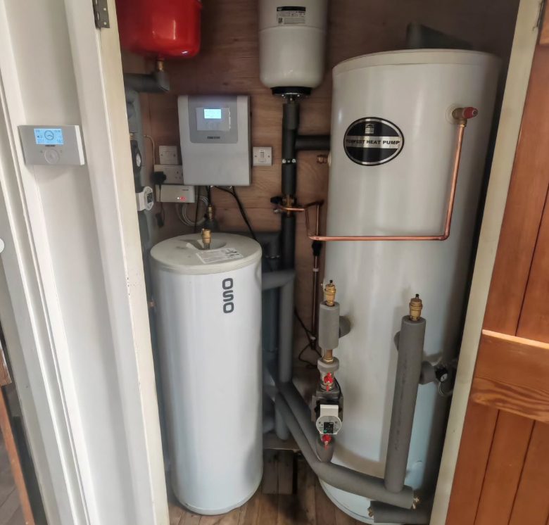 Heat pump cylinder and controls